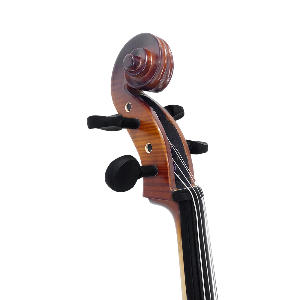 Yinfente 1/4 Cello for Beginner Student and Adult 4-String Acoustic Cello kit with Brazilwood Bow Soft Bag Rosin and Bridge