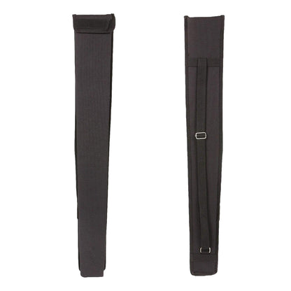 Upright Double Bass Bow Case for One French German Bass Bow Bag with Shoulder Strap (Black)