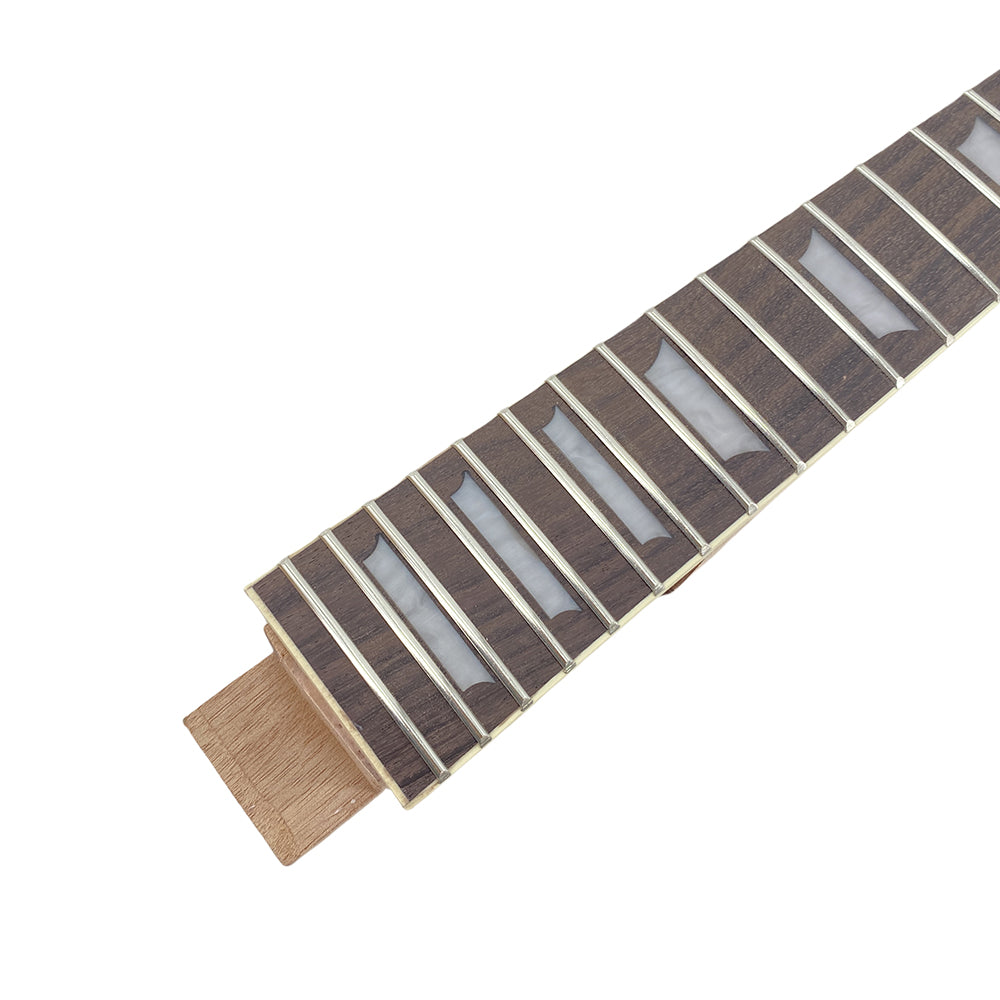 Yinfente 1set Guitar Kit DIY guitar Neck 22fret 628 Flame Maple Guitar Body Set in Heel DIY