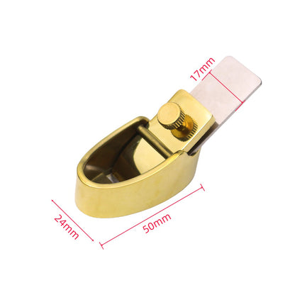 1 Set Brass Planes Luthier Woodworking Tool Violin/Viola/Cello Planes with Steel Blades,Flat Bottom Sharp and Durable (5 Pcs)