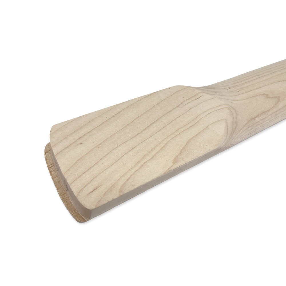 Yinfente Reverse Electric Guitar Neck 22Fret 25.5Inch Maple Fretboard Dot Inlay Bolt on Left Hand Guitar Neck Replacement Unfinished