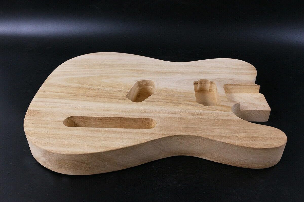 DIY Electric Guitar Body Paulownia Wood TL Style Light Weight Sanded Body Bodies (T1T)