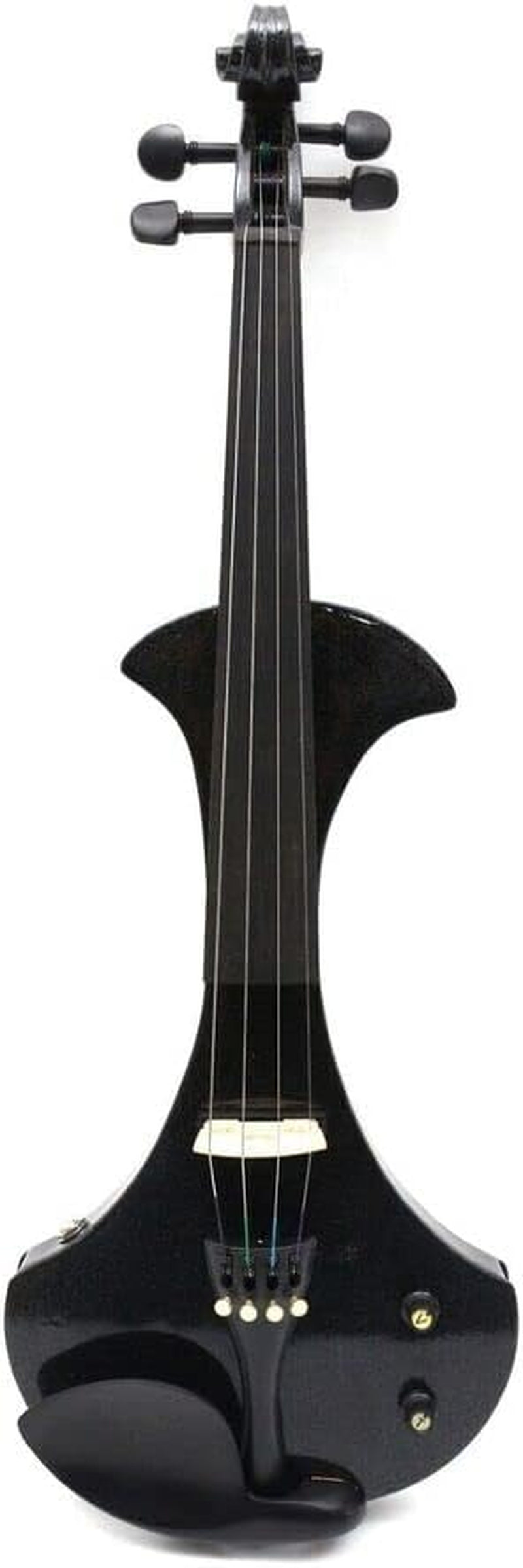 Electric Violin 4/4 Hand Made Ebony Fittings Full Size Violin Case Bow