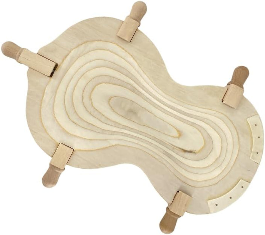 3/4&4/4 Violin Salver Wooden Violin Cradle Tools Carving Repair Tool for Violin Musicians