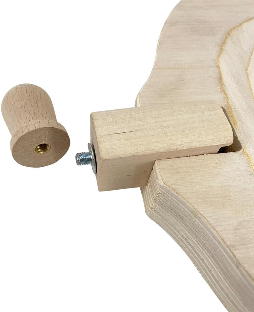 3/4&4/4 Violin Salver Wooden Violin Cradle Tools Carving Repair Tool for Violin Musicians