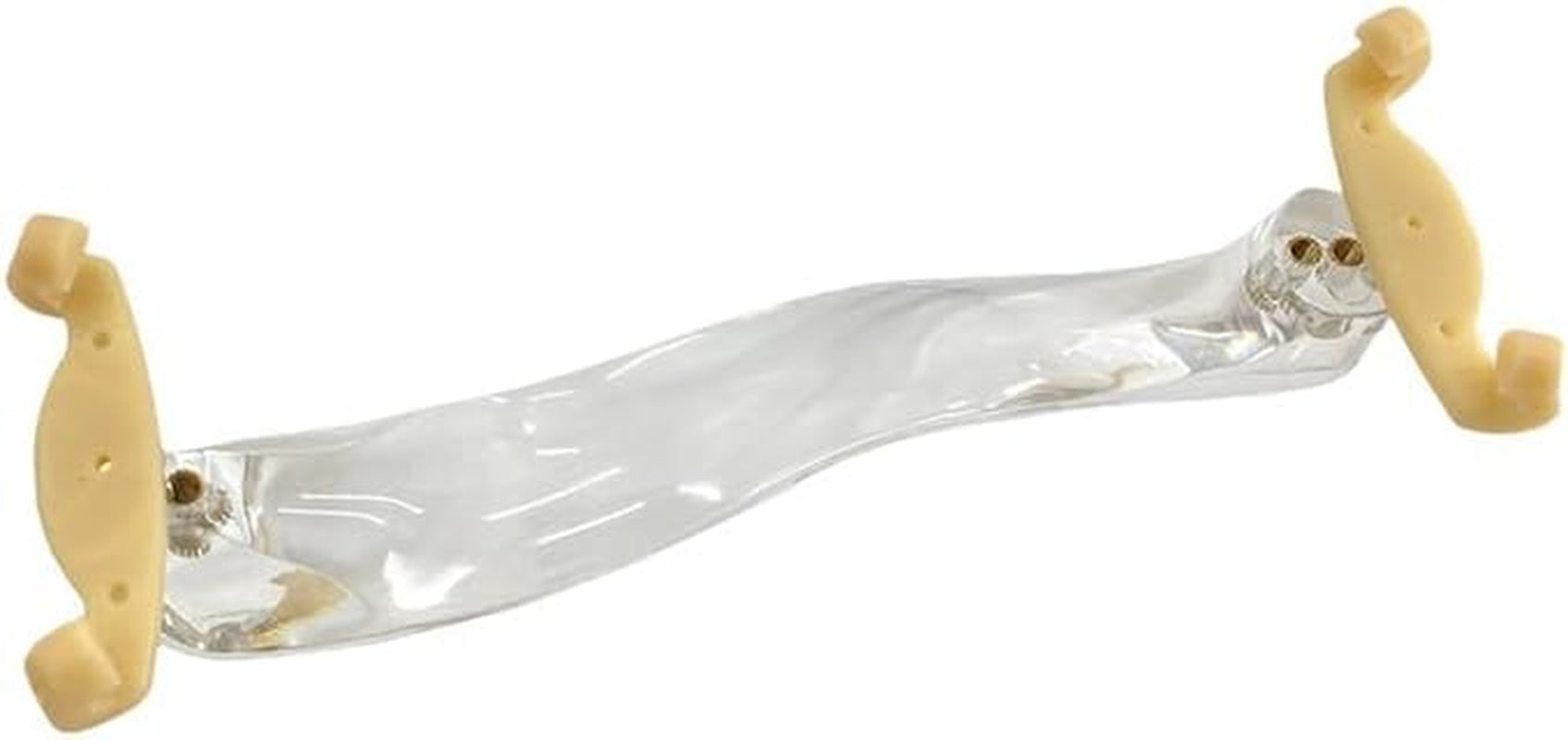 Adjustable Height Width Violin Shoulder Rest 3/4 Size Transparent Acrylic Silicone Feet Violin Shoulder Rest