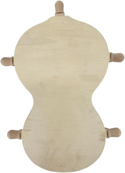 3/4&4/4 Violin Salver Wooden Violin Cradle Tools Carving Repair Tool for Violin Musicians