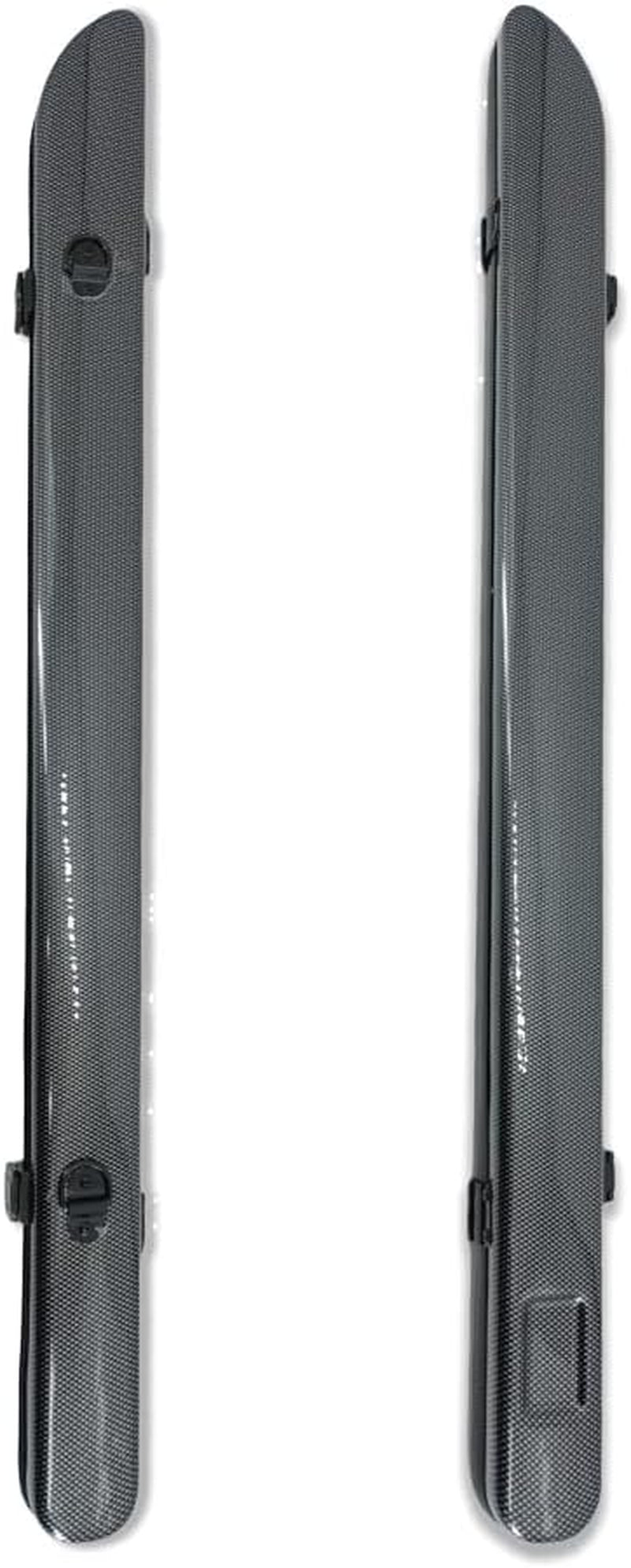 Violin Viola Cello Bow Case Carbon Fiber Strong Lightweight Bow Bag Hold 2Pcs Bow Adjustable Strap