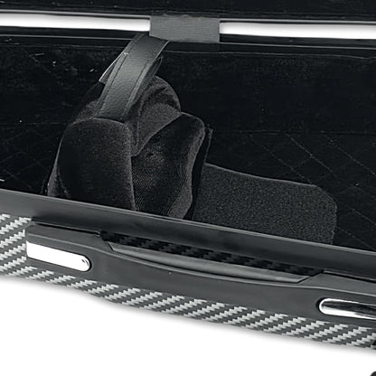 Carbon Fiber Viola Case for 15Inch to 16.5Inch with Adjustable Backstrap &Handle&Buckle Soft Interior and Hard Case for Beginner and Musicians