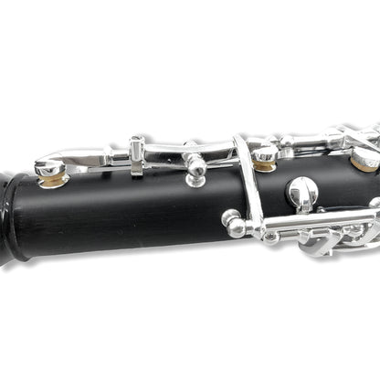 Yinfente Professional Oboe Ebonite C Key Left F Resonance Semi-Automatic Woodwind Instrument with Oboe Reed&Gloves&Leather Case+ Carry Bag&Cleaning Cloth&Cap Cork&Grease&Screwdriver