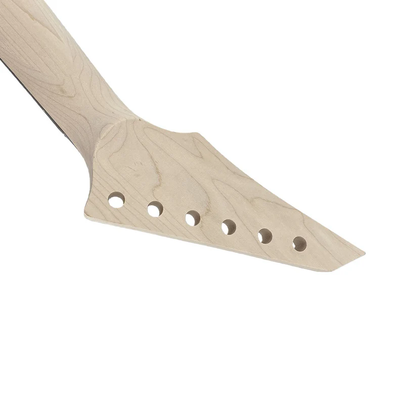 Yinfente New Guitar neck 24Fret 25.5inch Hard Maple Rosewood Fretboard skull inlays bot on