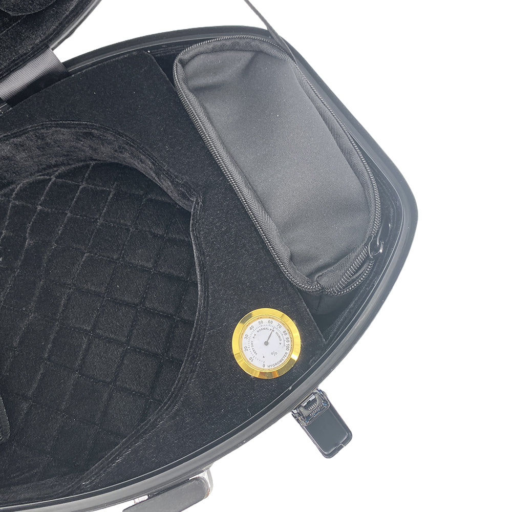 Yinfente 4/4 Violin Case Carbon Fiber Hard shell with Back strap handle Blue Hard Case