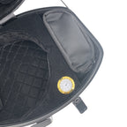 Yinfente 4/4 Violin Case Carbon Fiber Hard shell with Back strap handle Blue Hard Case