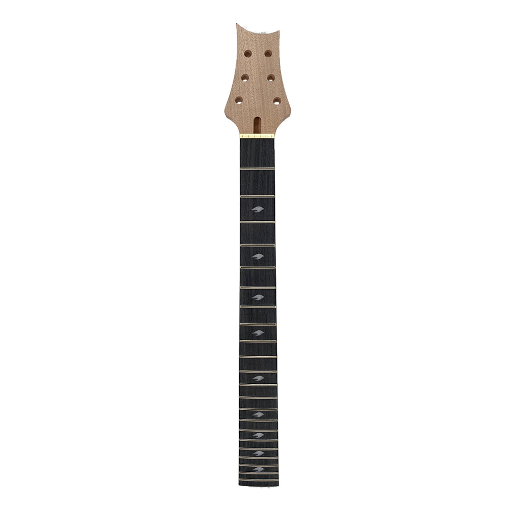 Electric Guitar Neck 22 Fret 25.5 Inch Mahogany Wood Neck with Rosewood Fretboard Bird Inlay Bolt on Guitar Necks Replacement DIY Guitar