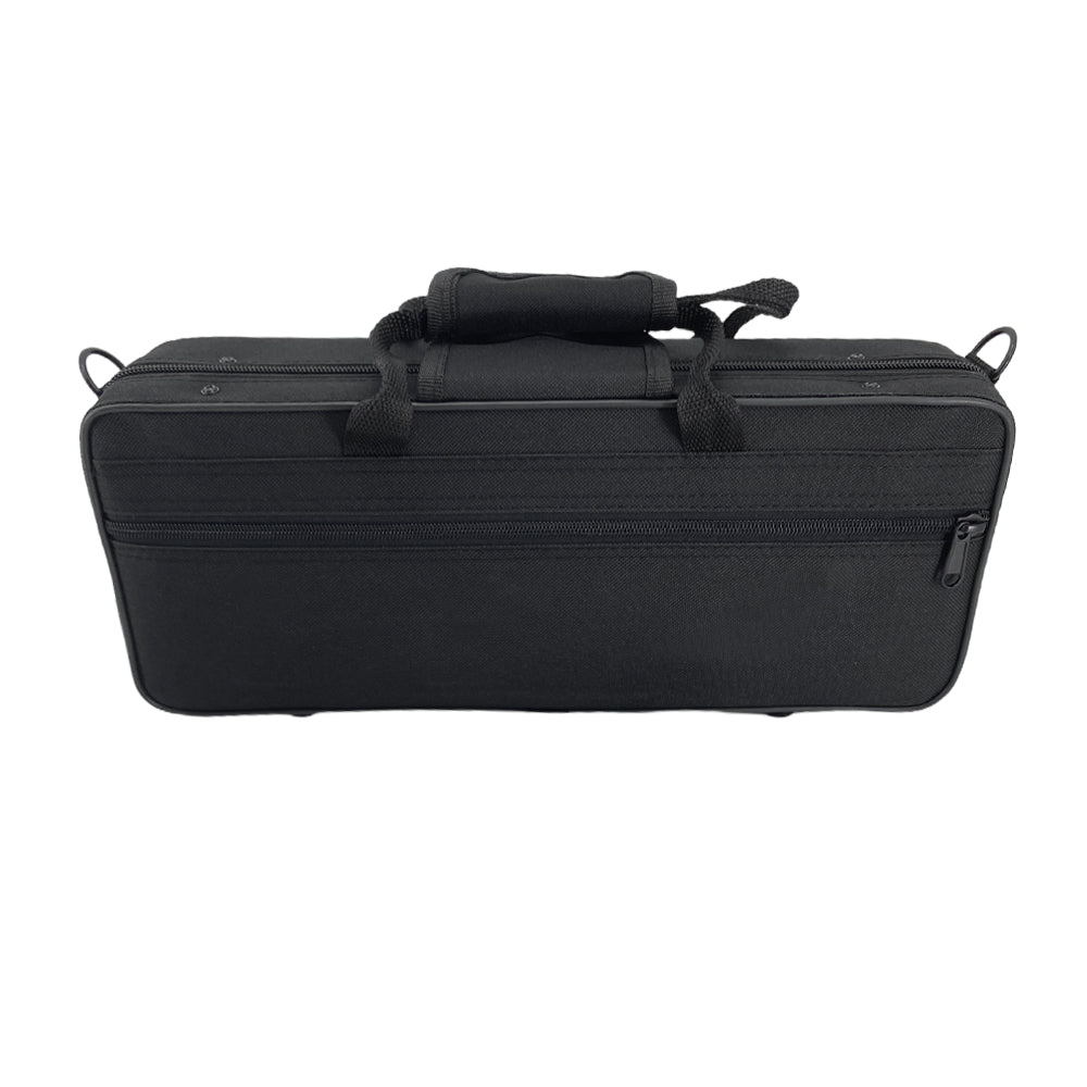 Yinfente Ekey Clarinet Case Strong Light Eb Key Clarinet Box Thick Padding with Straps,Black
