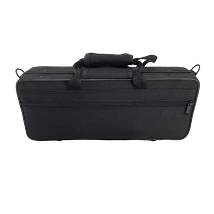 Yinfente Ekey Clarinet Case Strong Light Eb Key Clarinet Box Thick Padding with Straps,Black