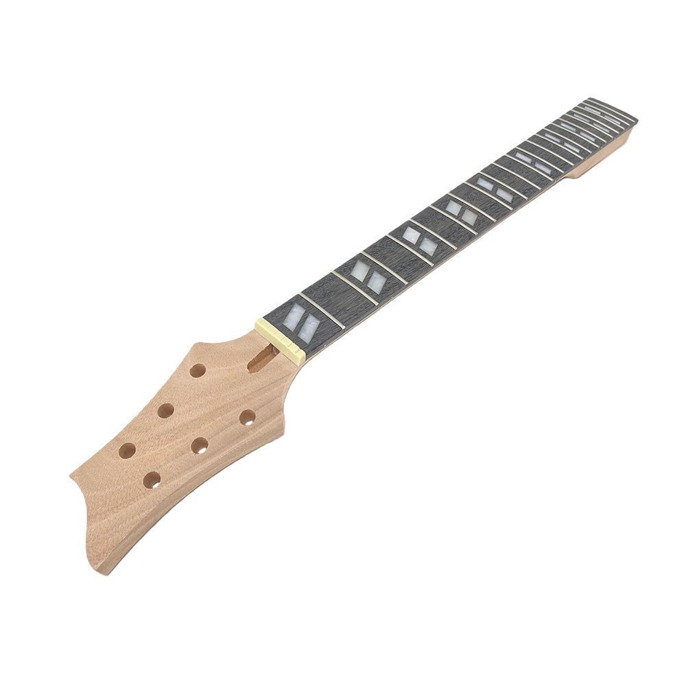 Yinfente Electric Guitar Neck 22 Fret 24.75 Inch Mahogany Neck Rosewood Fretboard Bolt on Heel DIY Guitar (P18)