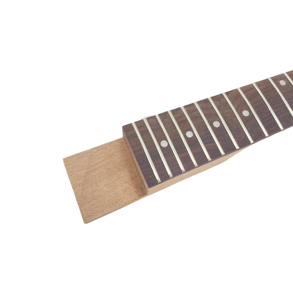 Yinfente 1 Set Guitar Kit Mahogany Neck 22fret 628 dots inlay not binding set in heel Mahogany Body Flying V wiht pickguard