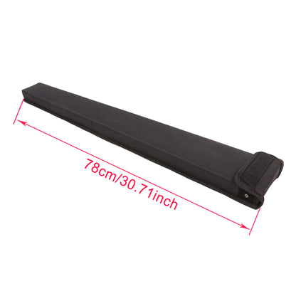 Upright Double Bass Bow Case for One French German Bass Bow Bag with Shoulder Strap (Black)