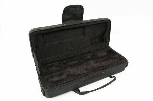Ekey Clarinet Case Strong Light Eb Key Clarinet Box Thick Padding with Straps,Black