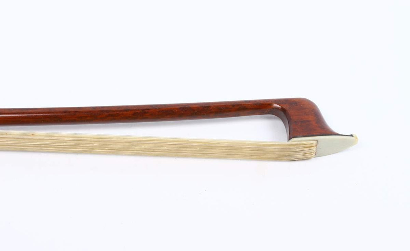 4/4 Violin Bow Snakewood Violin Bows Frog Nice Inlay Full Size Well Balanced Natural Bow Hair Letterwood Violin Bows