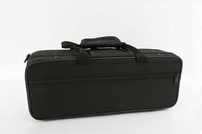 Ekey Clarinet Case Strong Light Eb Key Clarinet Box Thick Padding with Straps,Black