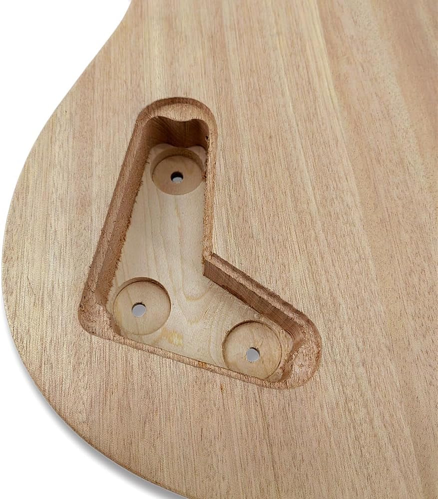 Mahogany Maple Wood Raw Guitar Body for Electric Guitar