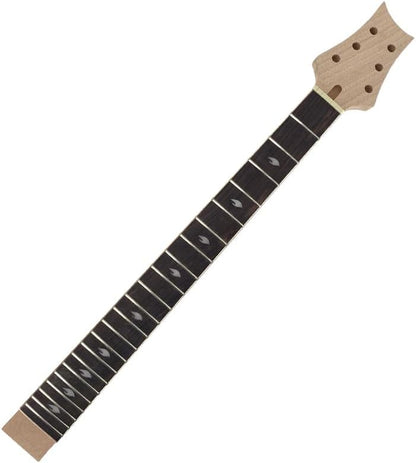 ® Electric Guitar Neck Replacement 22 Fret 25.5 Inch Rosewood Fretboard Unfinished Electric Guitar