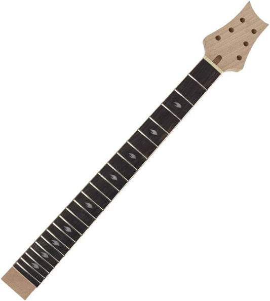 ® Electric Guitar Neck Replacement 22 Fret 25.5 Inch Rosewood Fretboard Unfinished Electric Guitar