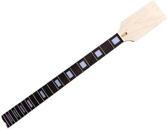 Baritone Guitar Neck 22 Fret 30 Inch Scale Maple Wood with Rosewood Guitar Fretboard Block Inlay Paddle Head
