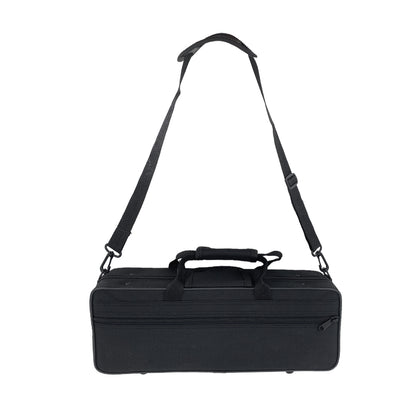 Yinfente Ekey Clarinet Case Strong Light Eb Key Clarinet Box Thick Padding with Straps,Black