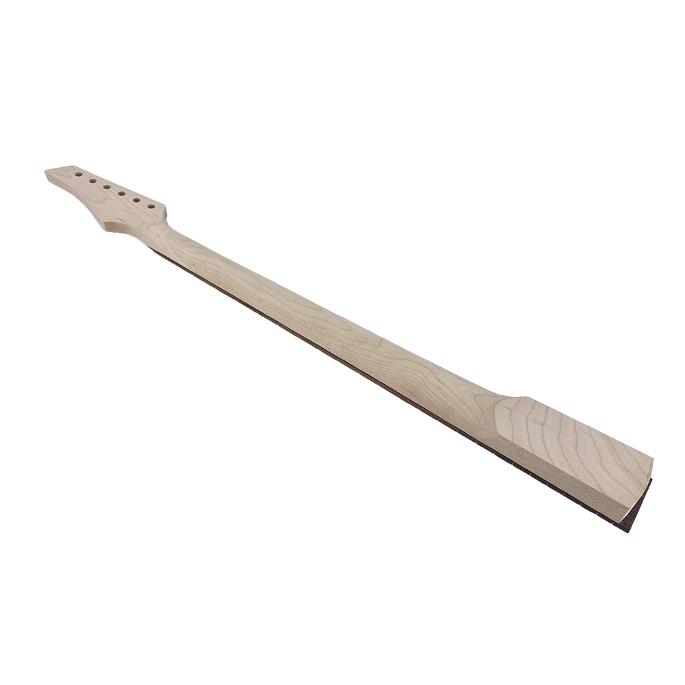 Yinfente New guitar neck 24fret 30inch Set in heel ibanez Head Maple fretboard With Locking Nut with pyramid Inlay