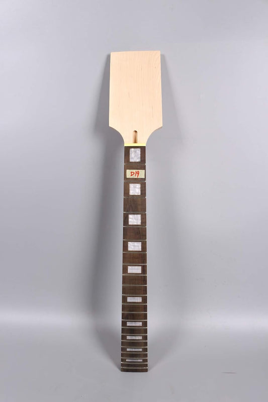 Bass Guitar Neck 22 Fret 30Inch Maple Rosewood Fretboard Block Inlay Paddle Head Small Child Bass Guitar Necks DIY