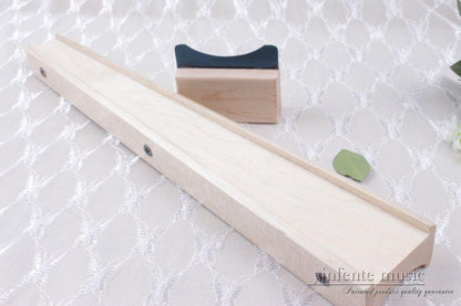 3/4 4/4 Violin Fingerboard Hold Clamp Scraper Violin Making Luthier Tools Solid Wood Steel Blade (Scraper + Clamp)