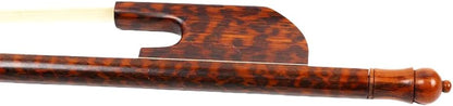 Violin Bow 4/4 Full Size Snakewood Baroque Style Outward Timber Natural Bow Horse Hair Well Balance