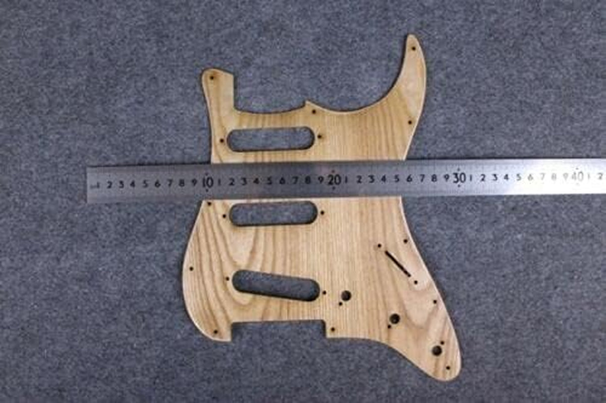 New Electric Guitar Pickguard ASH Wood SSS Guitar Plate Accessories for ST Guitar
