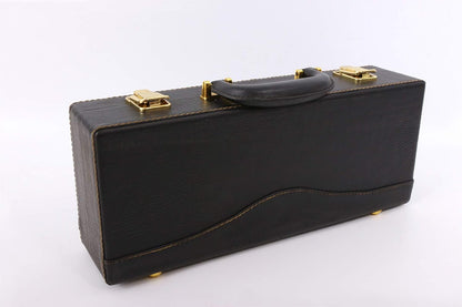 Rosewood Clarinet Body - Eb Key Silver Plate - 17 Key Case + Reeds + Pads - Eb Flat Tone