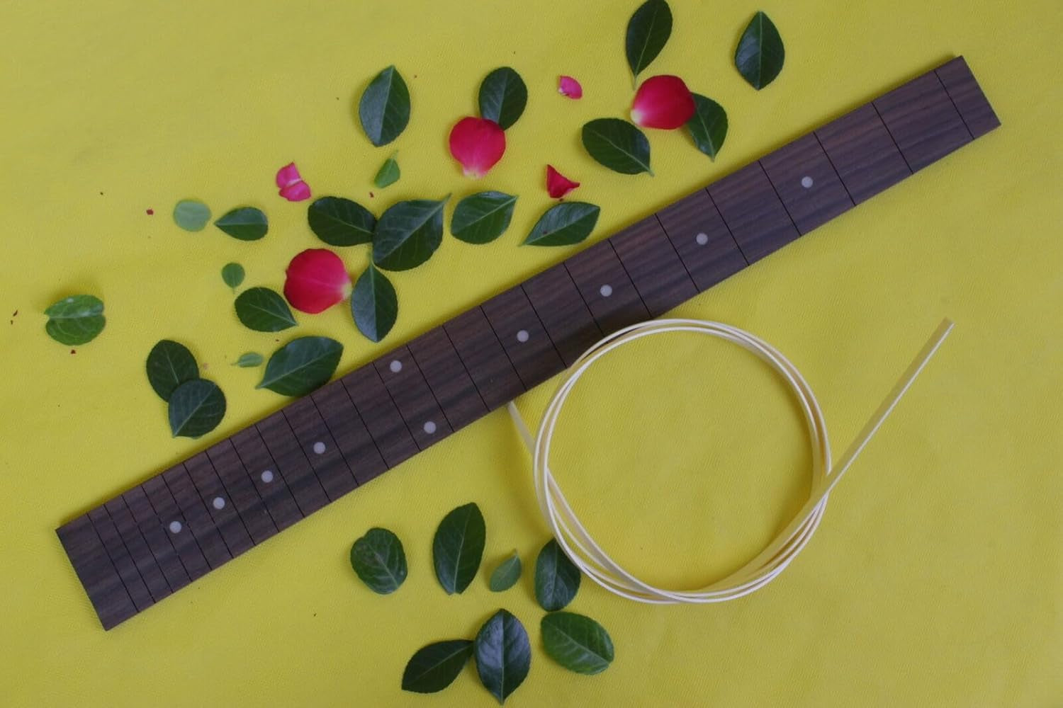 22 Fret Electric Guitar Fingerboard Rosewood Fretboard for Guitar Replacement Parts Dots Inlay (Gtzb-003)