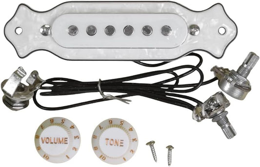 Sound Hole Pickups 6 String Magnetic Pickups with Tone Volume Knobs for Acoustic Classic Guitars
