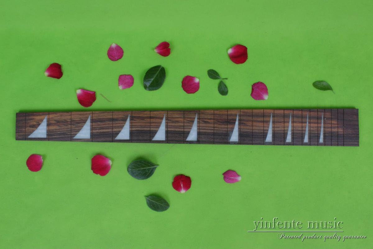 Electric Guitar Fretboard Real Inlay Guitar Accessory Parts Rosewood Fretboard 25.5 Inch (#4)