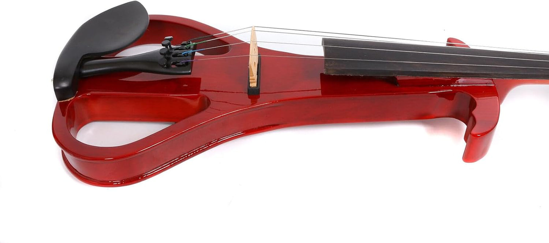 Electric Violin 4/4 Full Size, 4 Strings Silent Violin for Beginners， Student, with Headphones, Case, Rosin, Cable, Bow