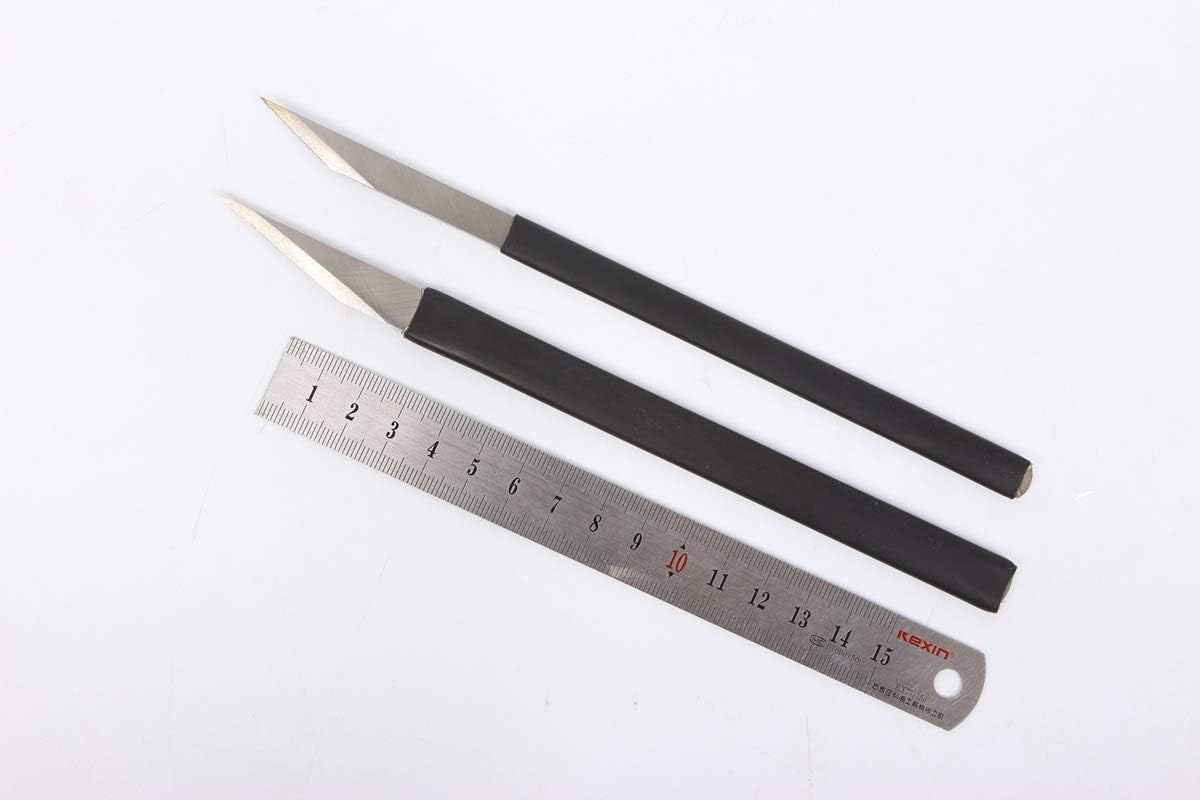 1Set Violin Making Tools Steel Blade Cut Violin Bridge F-Hole Knife Scraper Violin Peg Hole Files Violin Purfling Knife