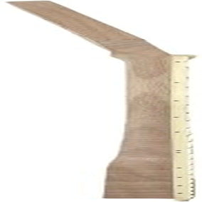 Electric Guitar Neck Unfinished 22 Fret for Electric Guitar Replacement Maple Mahogany Wood