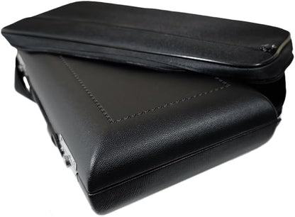 Oboe Case Hard Shell with PU Leather and Oxford Outer Bag Adjustable Strap Portable Oboe Bag for Beginners,Students,Players Musicians