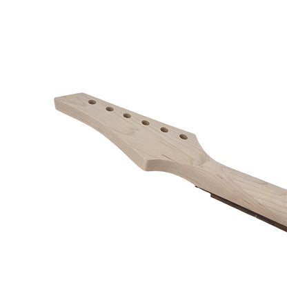Yinfente New guitar neck 24fret 30inch Set in heel ibanez Head Maple fretboard With Locking Nut with pyramid Inlay