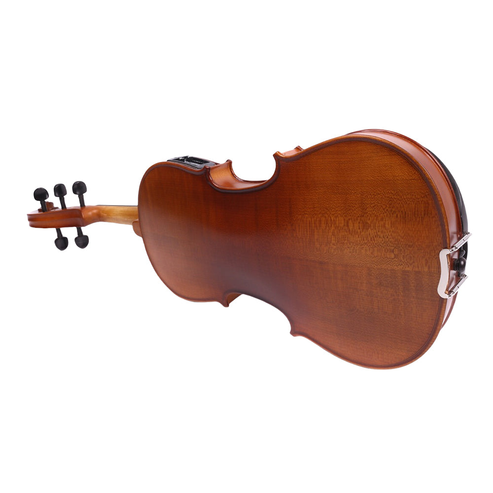 Yinfente 5 String Acoustic Viola 16 inch Student Beginner Professional Handcrafted Complete Viola Instrument With Case Brazil Bow