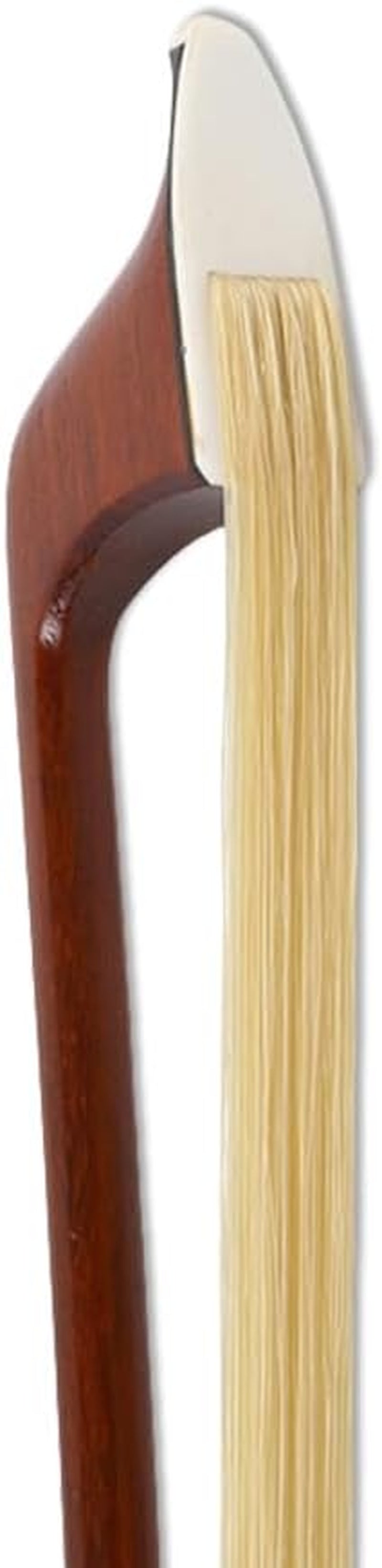 3/4 Upright Double Bass Bow Brazilwood German Bow Natural Bow Hair Well Balanced