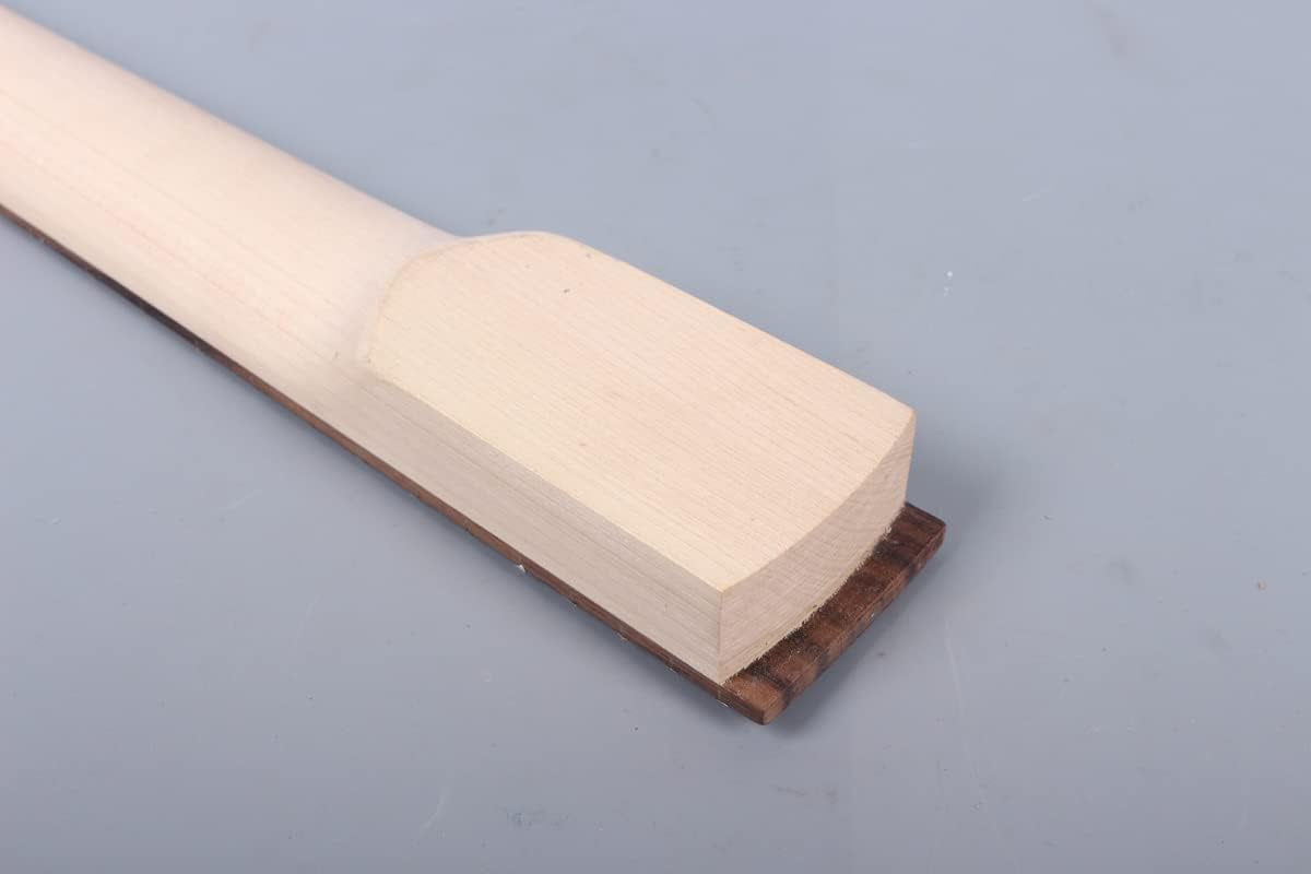 Maple Guitar Neck 24Fret 25.5Inch Rosewood Fretboard Vine Inlay Bolt on Heel DIY 6String Guitar Neck