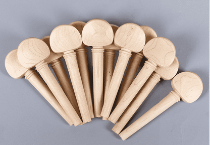 Yinfente 1000pcs Violin peg 4/4 Maple wood Violin Pegs String Adjuster Full Size