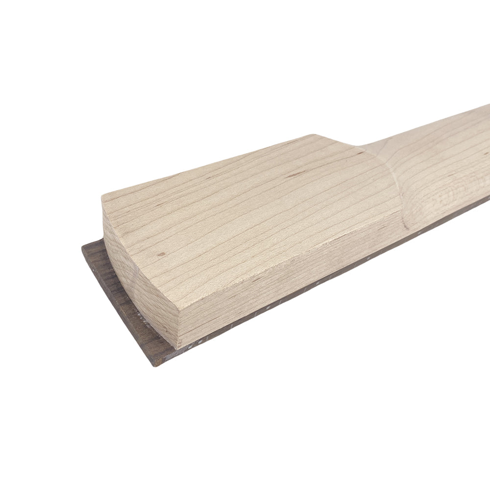 Yinfente New guitar neck reverse headstock Right hand maple 24 frets 25.5 inch bolt on heel Rosewood fretboard shark fin inlays